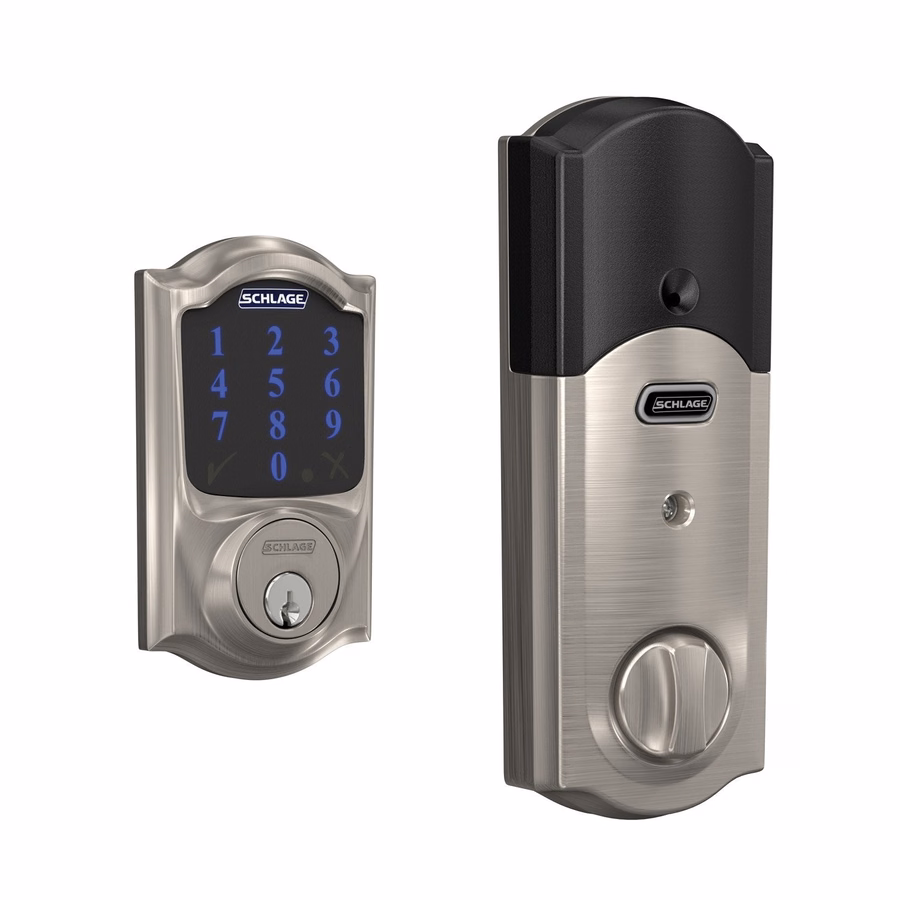 Schlage Connect Smart Deadbolt, Z-Wave Plus habilitado funciona com sistema de segurança de alarme de anel