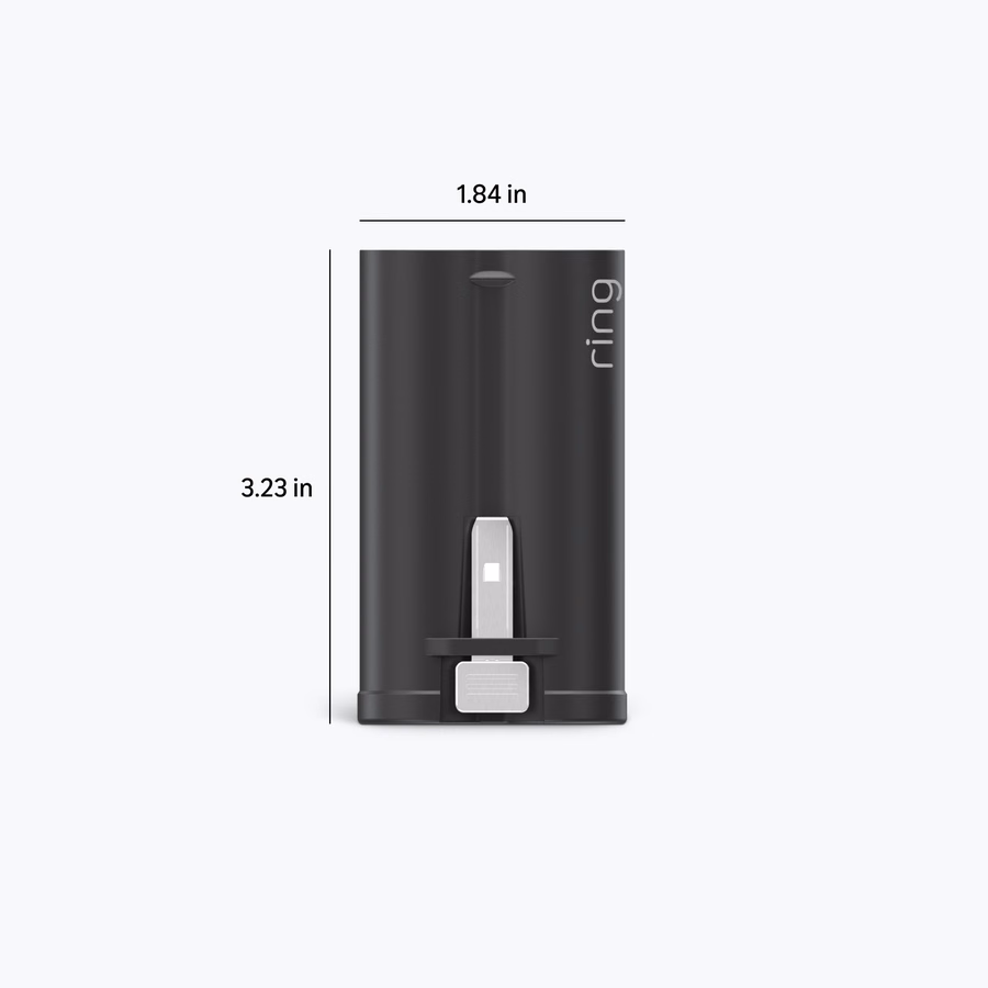 Pacote de bateria Ultra de liberação rápidaBattery Doorbell Plus (modelo mais novo), Battery Doorbell Pro (modelo mais novo), câmera externa (modelo mais novo) e câmera Spotlight (modelo mais novo), câmera Peephole 2K