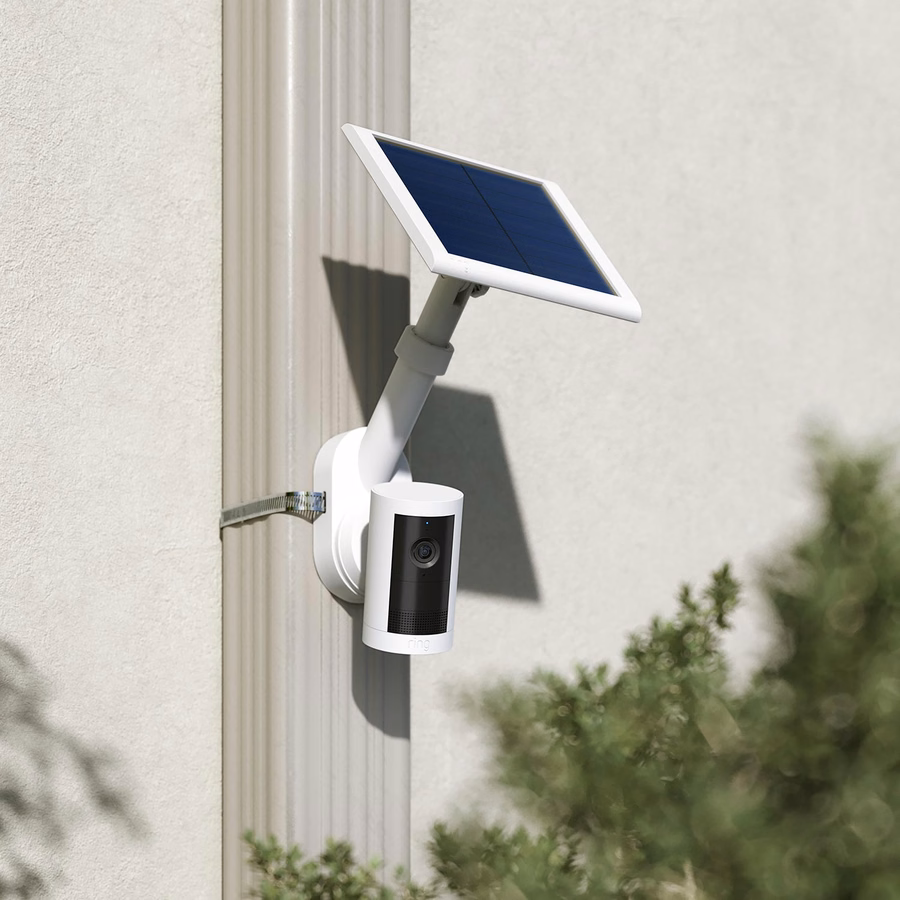 Suporte para poste e parede para câmeras e painéis solares
