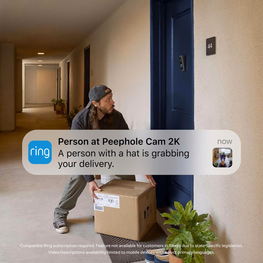 Peephole Cam 2K modelo mais recente