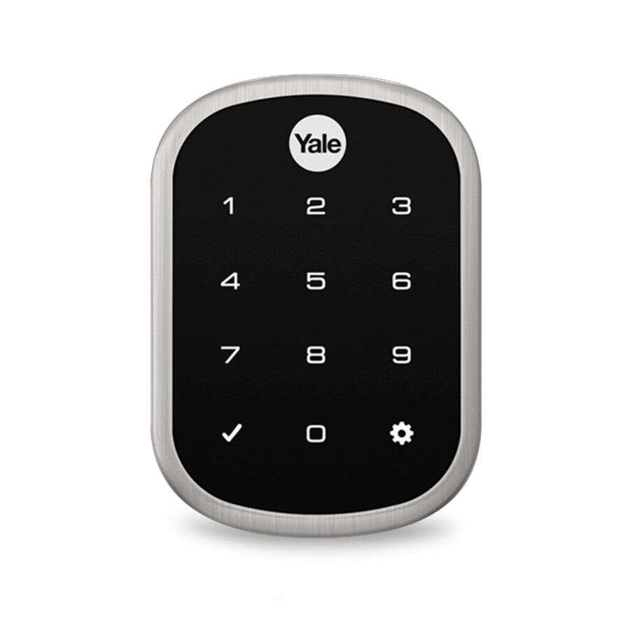 adicione a fechadura sem chave yale real living assure sl ao seu anel de segurança.