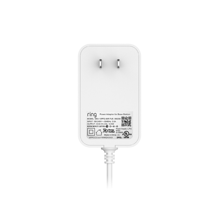 adaptador de energia para estação base de alarme
