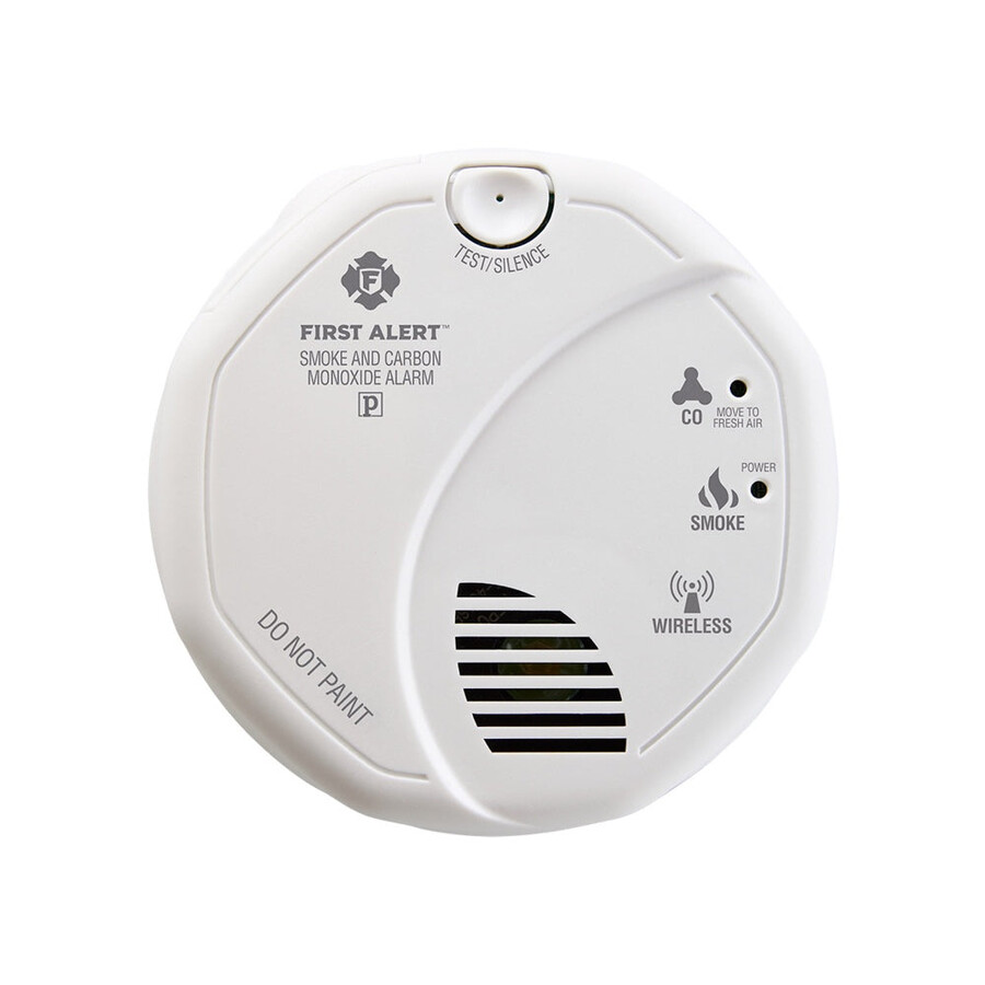 alarme detector de fumaça e monóxido de carbono first alert