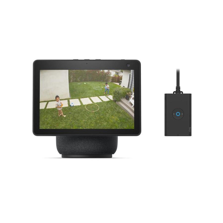 pacote echo show 10 e tomada inteligente externa