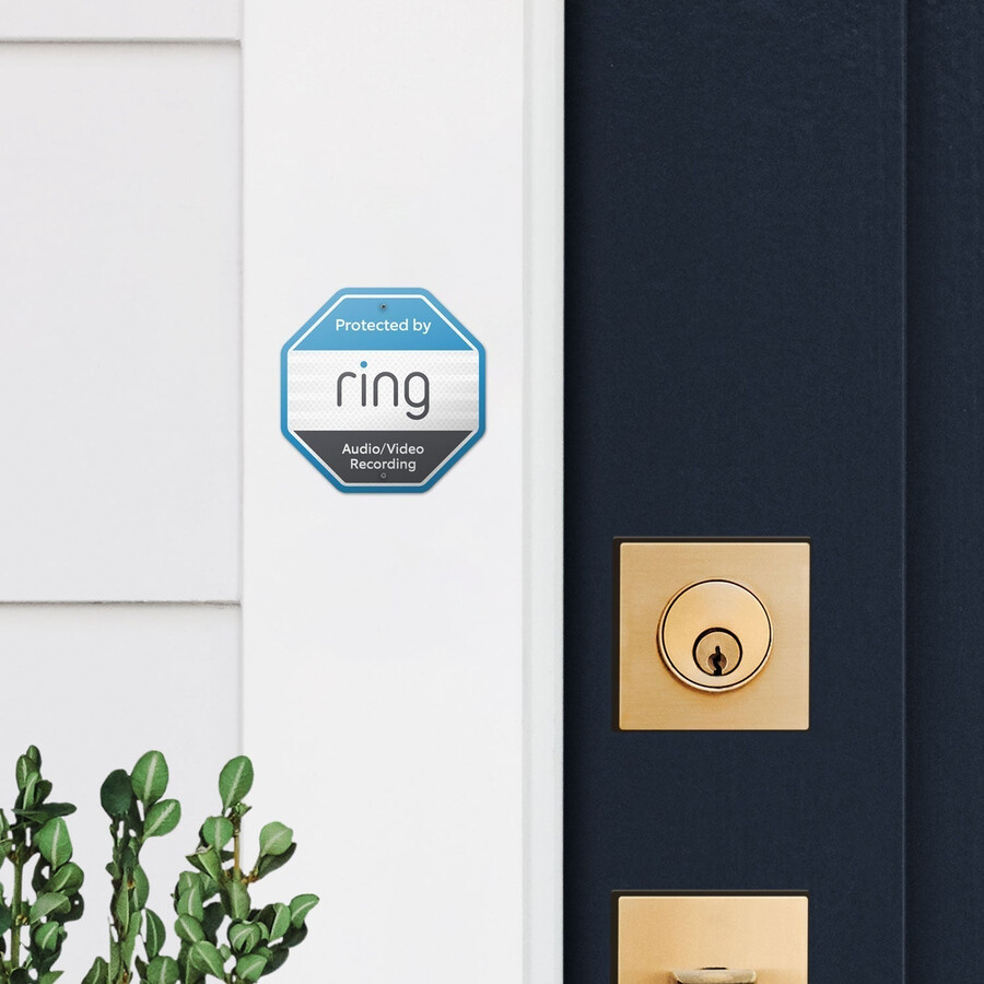 placa de segurança ring para porta