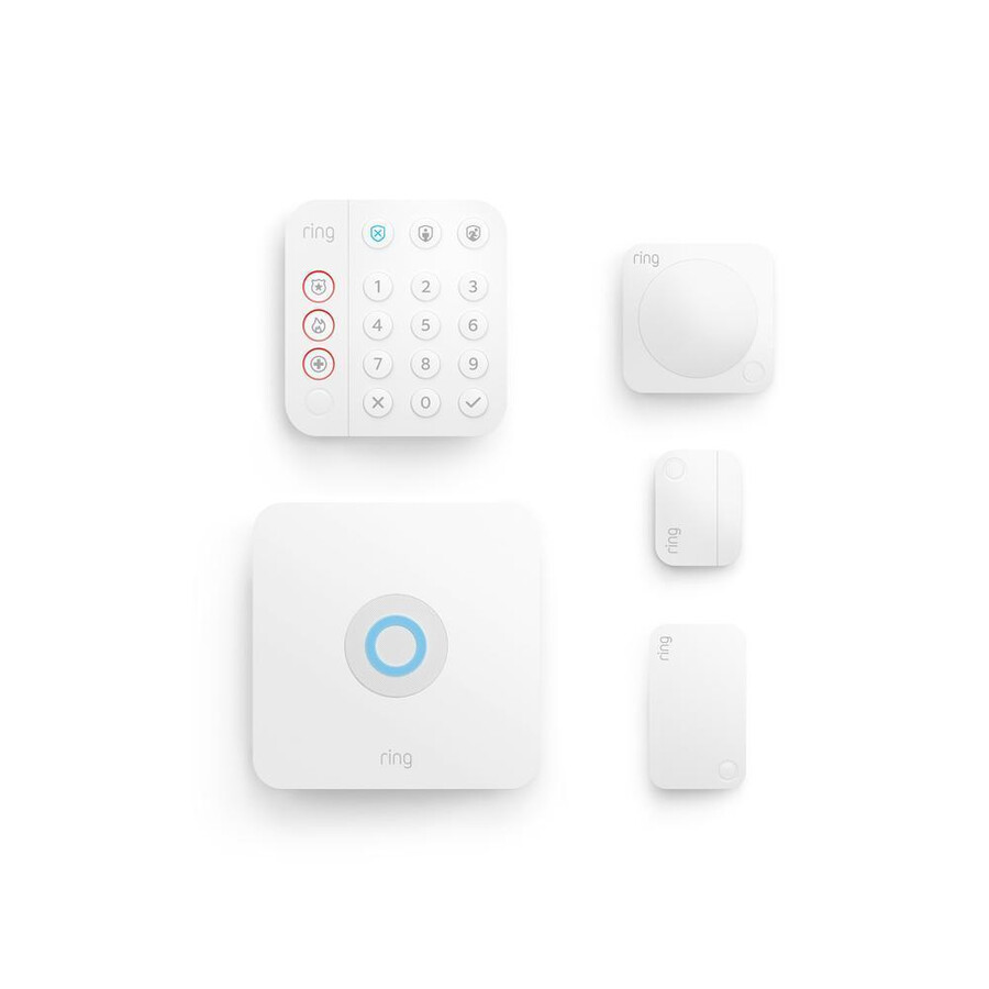 kit de alarme de segurança com 5 peças
