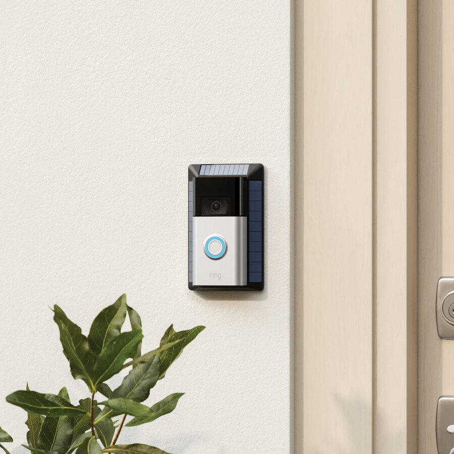 campainha a bateria plus carregador solar