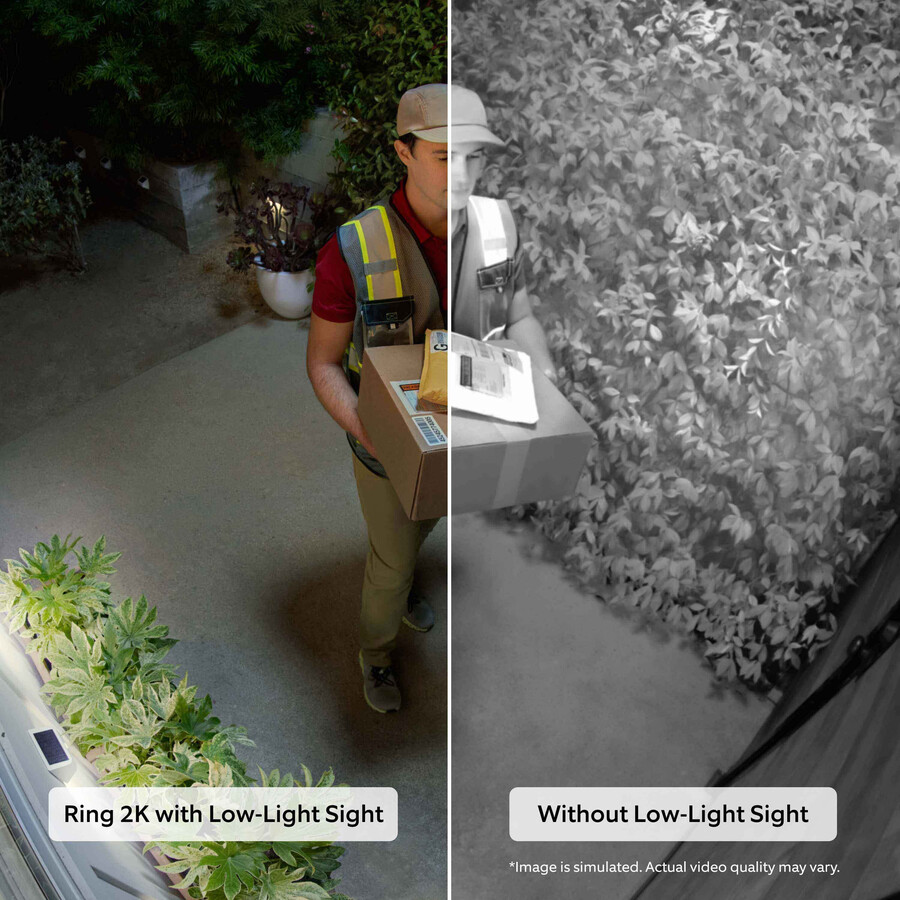 outdoor cam plus - câmera de segurança 2k para ambientes internos e externos