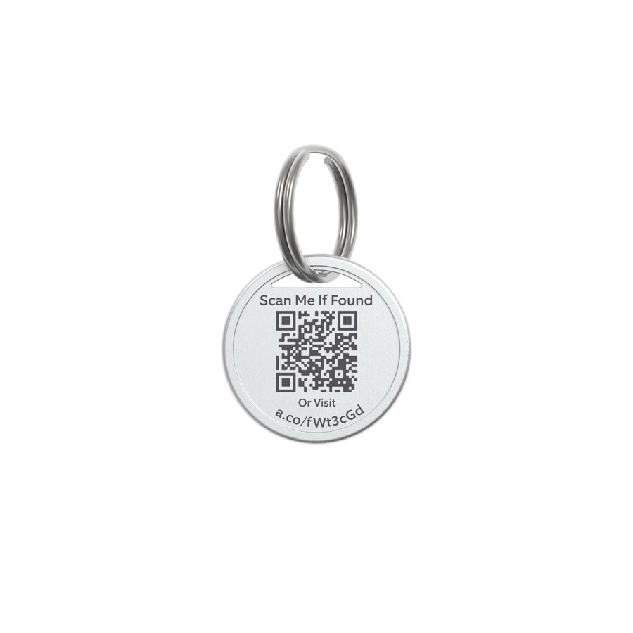 kit com 2 etiquetas de identificação para animais de estimação